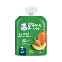 Gerber Organik Muzlu ve Havuçlu Balkabağı Püresi 90 G