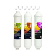 Aqua Line Marka Filtre Inline Kapalı Kasa 3Lü Filtre Seti