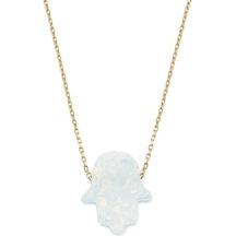 Glorria Altın Opal Taşlı Fatmanın Eli Kolye N11.29127