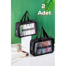 Porsima 3142 2li Şeffaf Seyahat Ve Makyaj Çantası Su Geçirmez Organizer Washbag Porsima 3142 2li Şeffaf Seyahat Ve Makyaj Çantası Su Geçirmez Organizer Washbag