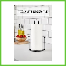 Bezos Metal Kağıt Havluluk & Dik Havlu Peçetelik Siyah 28 Cm Dmc