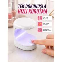 Mini Tırnak Kurutucu Hızlı Kurutma İçin Uvled Işık Teknolojisi Yeni Nesil