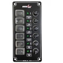 Sealux Switch Panel İzoleli Dikey 6 Li 80x170 Mm