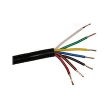 Kastro 7 Uçlu Toprak Altı Sulama Sinyal Kablosu 0,8mm 7 Renk 20 Metre