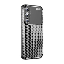 Teleplus Samsung Galaxy Uyumlu A55 Kılıf Texture Negro Silikon Kapak