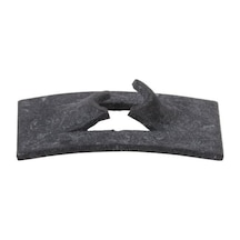 1146 Düz Hızlı Somun 1/4-20 İnç. 60'lı Paket, Gri Abanoz