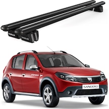 Pençe Dacia Sandero 2008-2012 Uyumlu Siyah Ara Atkı 109cm Port Bagaj Tavan Barı