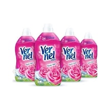 Vernel Max Konsantre Çamaşır Yumuşatıcısı 4 X 1440ml 240 Yıkama Taze Gül 10'lu Set