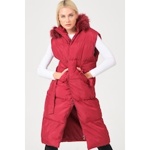 Dewberry Bayan Yelek Z6744 Bordo