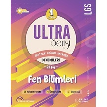 8. Sınıf LGS Fen Bilimleri 1. Dönem Ultra Serisi Denemeleri Palme Yayınları