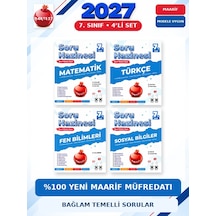 Soru Hazinesi 2027 7.sınıf Tüm Dersler M-t-f-s %100 Maarif Model Bağlam Temelli Soru Hazinesi Seti