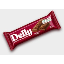 Delly Şeker İlavesiz Çikolata Kaplı Yer Fıstıklı & Vişneli Bar 12 x 40 G