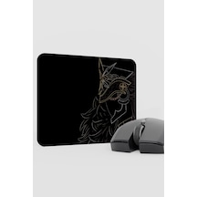 Capitano Genshin Impact Anime Oyuncu V1 - 22x18 Gaming Mouse Pad Fare Altlığı