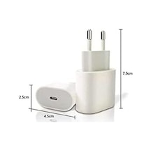 Happy 11 12 Ve 13 İçin Smart Hızlı Şarj Adaptörü. Type-c 20 Watt Pd Uyumlu Şarj Başlığı. 8 Ve Üst Modelleri İle Uyumludur Acı Kahve