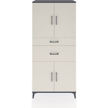 Hyperion Dolap 4 Raflı 2 Çekmeceli 4 Kapaklı 88x44x195 Antrasit-aytaşı Antrasit Hyperion Dolap 4 Raflı 2 Çekmeceli 4 Kapaklı 88x44x195 Antrasit-aytaşı Antrasit