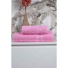 %100 Pamuk 2 Parça Kadın/erkek Banyo Duş Hamam Havlu Seti 90x150 Cm 001