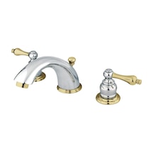 Kb974al Viktorya Dönemi Yaygın Metal Kollu Lavabo Bataryası, Cilalı Krom Ve Cilalı Pirinç Diğer