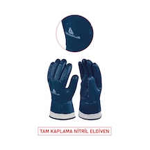 N1175 Nitril Tam Kaplama İş Eldiveni Petrolcü Tipi No:10