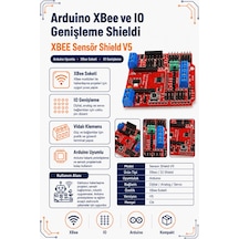 Arduino Xbee Ve Io Genişleme Shieldi - Xbee Sensör Shield V5