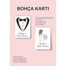 Zy Gelin Damat Bohçası Kartları, Gelin Çeyiz Bohça Kartı, Bohça K