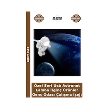 Özel Seri Usb Astronot Lamba İlginç Ürünler Genç Odası Çalışma Işığı Diğer