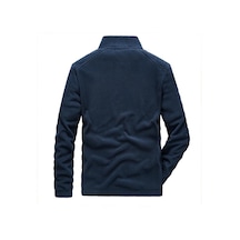 Yeni Polar Astarlı Ve Kalınlaştırılmış Erkek Sıcak Polar Ceket Gri Yeni Polar Astarlı Ve Kalınlaştırılmış Erkek Sıcak Polar Ceket Gri