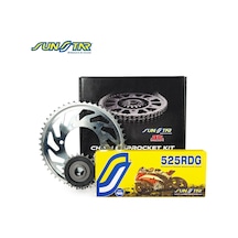 Zincir Dişli Seti Kawasakı Z 900 Rs 900 Cc 2024 / Kawasakı / Z 900 Rs / 900cc / Zincir: Ss525rdg Çelik -114/ Ön-arka Dişli: Jt 15t-44t / 2023-2024 1.Resim