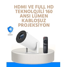 Kablosuz Ve Kablolu Bağlantı Seçenekli Ev Tipi Projeksiyon