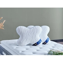 Doqu Home Visco Kelebek Yastık 53 Cm X 42 Cm - Beyaz Beyaz