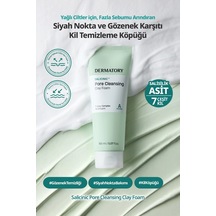 Sebumu Arındıran Siyah Nokta Ve Gözenek İçin Kil Temizleme Köpüğü Dermatory Salicinic Pore Clay Foam