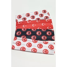 23 Nisan 19 Mayıs Türk Bayraklı Saç Bandı Kırmızı