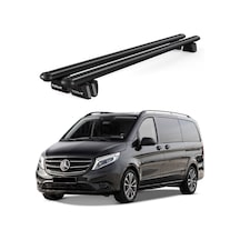 Pençe Mercedes-benz Vito W447 2014 Ve Sonrası Uyumlu Siyah Ara Atkı 135cm Port Bagaj Tavan Barı