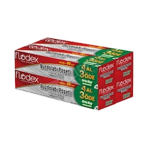 4 Adet Flodex Buzdolabı Poşeti 4 Al 3 Öde Orta Boy 24x38