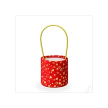 Susle Baby Hortum Saplı Kalpli Kırmızı Pelüş Kutu Orta Boy - 14 Cm