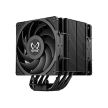 Mugen 6 Dual Fan Black Edition Cpu Hava Soğutucu, Intel Lga1700, Lga1151, Amd Am5, Am4 Desteği, 120mm, Tek Kule, Alüm Diğer