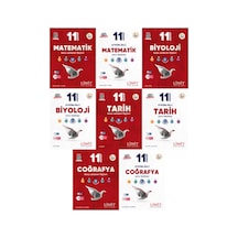 Limit 2027 11. Sınıf Matematik + Biyoloji + Tarih + Coğrafya Konu Anlatım Föyleri + Soru Bankası Seti 8 Kitap Maarif Model