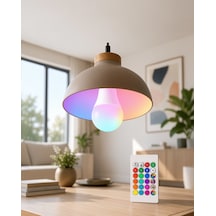 Rgb Led Lamba Kumandalı E27 10w Uczzzrgblambaaaa1-1 Çok Renkli