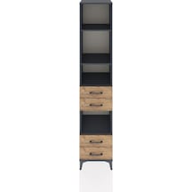 Hyperion Dolap 4 Raflı 4 Çekmeceli 44x44x221 Antrasit-çam Antrasit