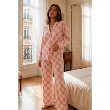 Norcia Sports Kadın Relax Fit Düğme Pembe Pijama Takımı Çok Renkli - 929323035 Çok Renkli - 929323035 Çok Renkli