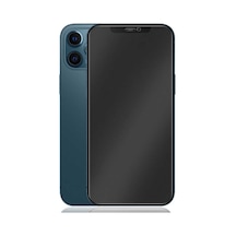 Apple Uyumlu   iPhone 13 Mini Full Mat Ekran Koruyucu Siyah