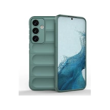Newface Samsung Galaxy S24 Kılıf Optimum Silikon - Koyu Yeşil