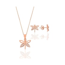 Gümüş Rose Yusufçuk Modeli Ikili Set