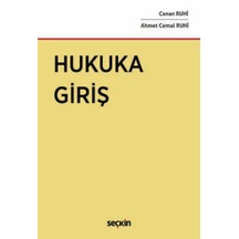 Hukuka Giriş Canan Ruhi,ahmet Cemal Ruhi