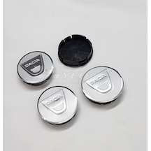 Jant Göbeği Dacia 58/55 55Mm Yuva 4 Lü Set Silver