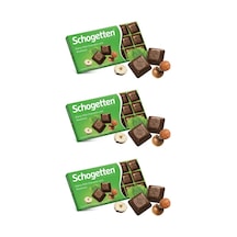 Schogetten Alpina Hazelnuts Fındıklı Sütlü Çikolata 3 x 100 G