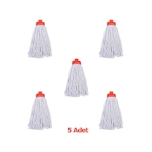Titiz İspanyola Yedek Vidalı Cotton Mop / Mop Başlığı / Paspas Ucu - 5 Adet