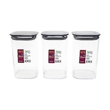 Omak 3 &apos Lü 1.1 Lt. Kare Erzak Kabı Seti