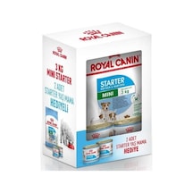 Royal Canin Starter Mini Mother & Babydog Yetişkin Köpek Maması 3 KG  + Konserve Köpek Maması 2'li