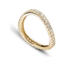 Kuyumcudukkani Tamtur Alyans Yüzük-10004-g-w Gold