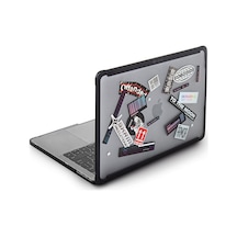 Macbook 13.3' Pro 2022 M2 Uyumlu Skinarma Henko Klipsli Kurulum Özellikli Kapak Şeffaf Görünüm